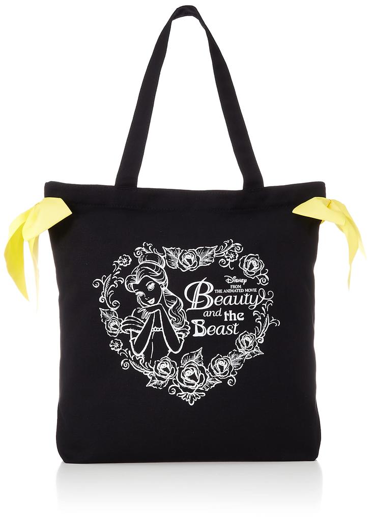 Hapitas Disney Tote Bag 6058 Disney Princess Belle Black PS17