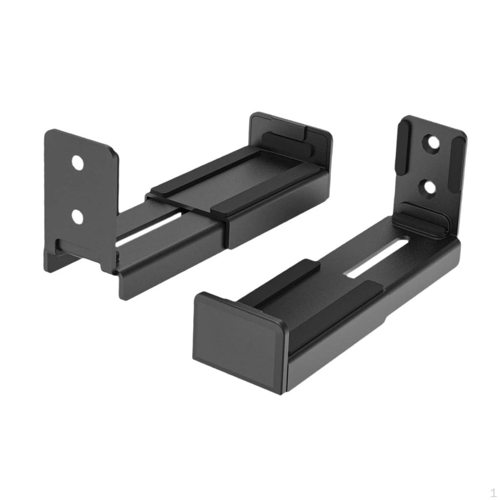 Soundbar Wall Mount Bracket Speaker Mounting Shelf Stable Aluminum Alloy Extendable Stand