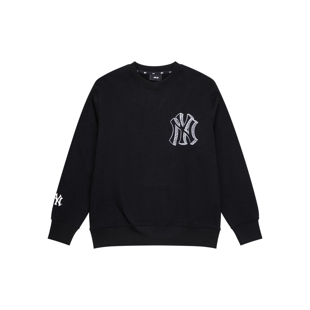 New MLB Sweatshirts Unisex Black 3AMTB0434-50BKS