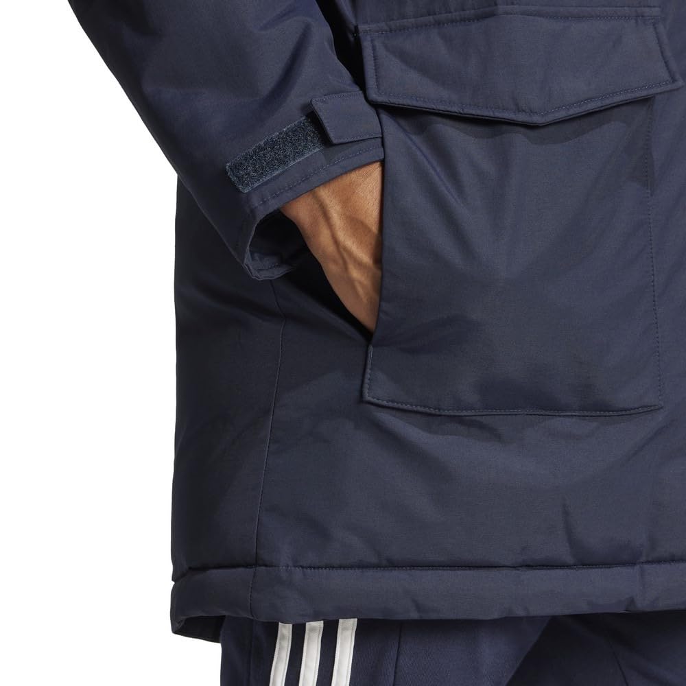 Adidas Paveric Fur Parka in Legend Ink Men's (JUC84) (IX8887)