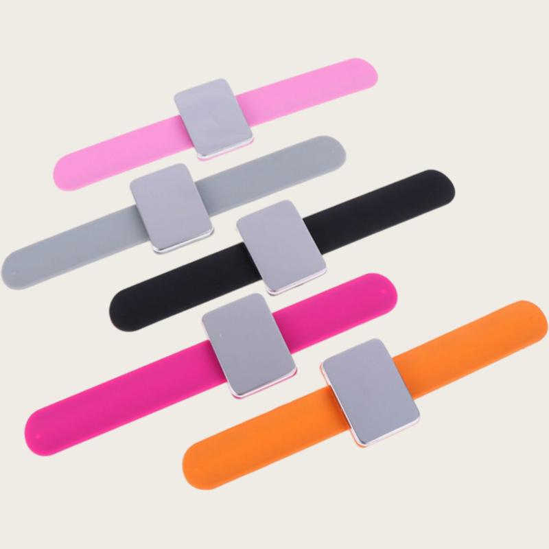 Silicone Magnetic Wristband Hair Clip & Needle Holder Bracelet
