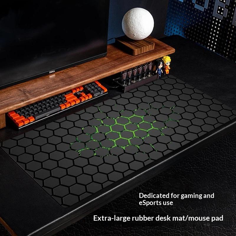 Hexagon Mousepad Computer New Mousepads Keyboard Pad Mouse Mat Esport Gamer Office Carpet Table Mat Desktop Rubber Mouse Pad 1Pc
