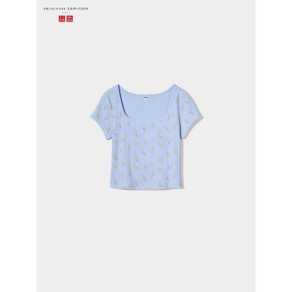 Uniqlo Japan Point Tail Square Neck Tee