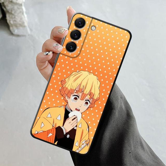 

Чехол для телефона Samsung Galaxy S23 S22 S21 S20 Fe Ultra S10 S9 S8 Plus Note 20ultra 10plus с рисунком аниме «Убийца демонов Незуко» Samsung Note 10 Plus