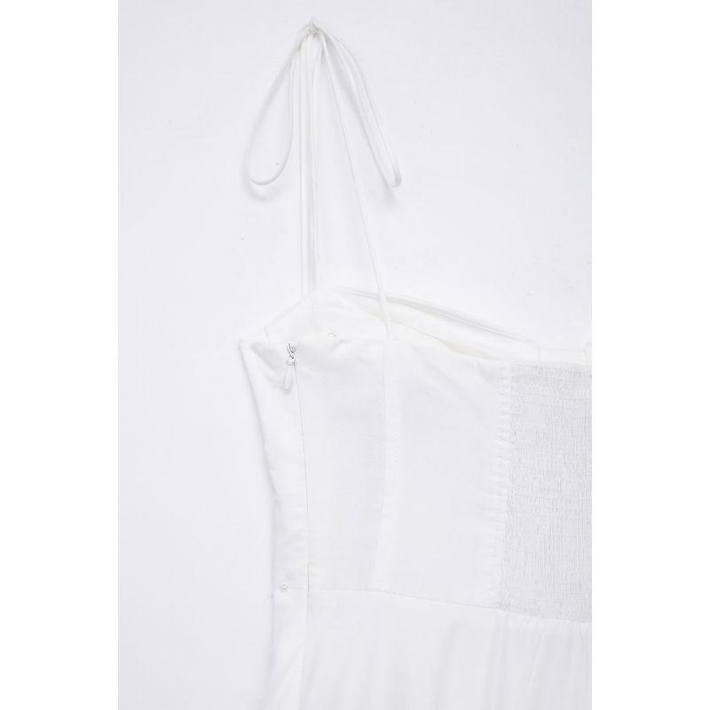 Women's New Fashion Laminated Poplin Dress