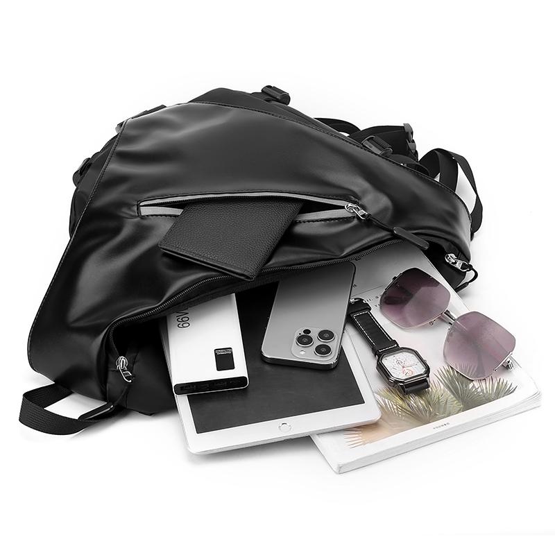 Men's Backpack Multi-Function Crossbody Bag Large Capacity Chest Bag Riding Bag