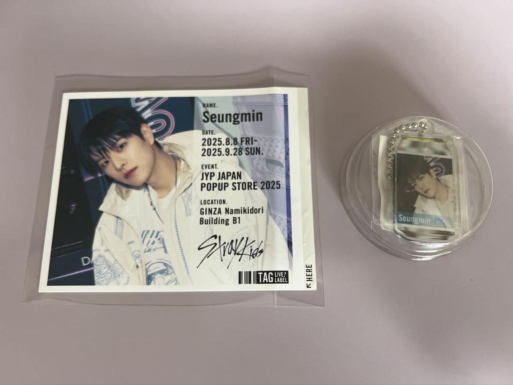 [USED] Stray Kids Seungmin Lemon Squash Label Can Sticker Winner