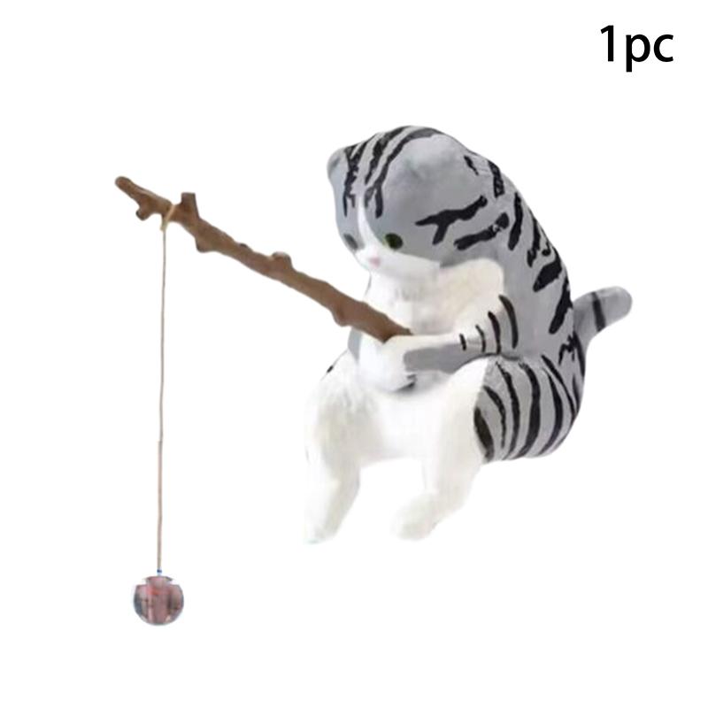 Fischaquarium Angelkatze Hängend Kreative Landschaft Büroornamente Angelspaß Mini Dekorative Mikrolandschaft