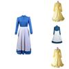 Howl's Moving Castle Sophie Zipper Back Long Sleeve Dress For Cosplay