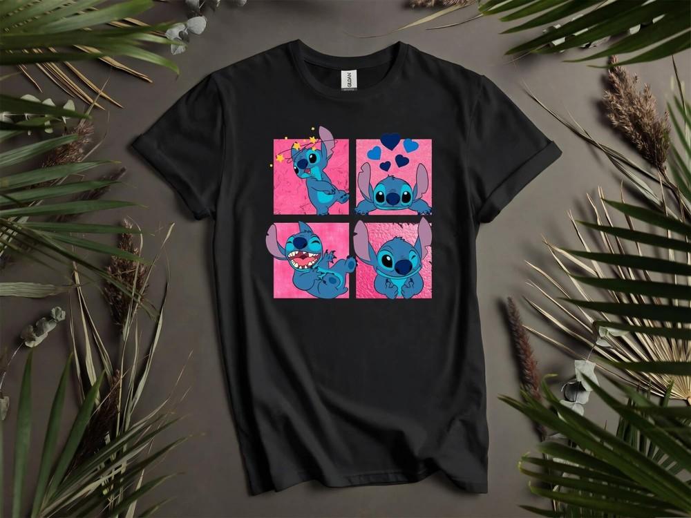 

Stitch Pop Art Squares T-shirt T shirt Men Women Unisex Tshirt L155 L