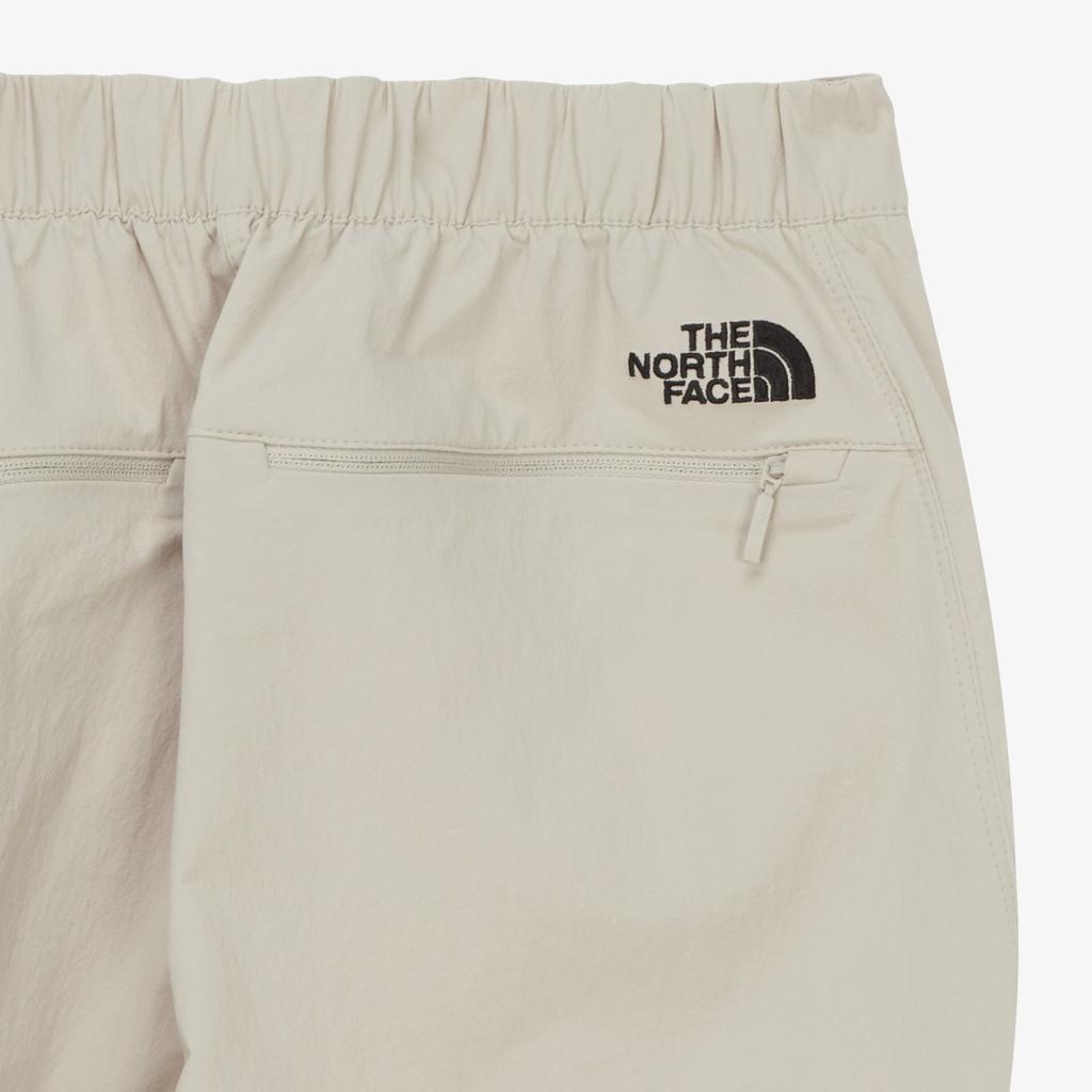 The North Face Logo Pattern Zipper Mid-Rise Casual Pants Women pants White-Sand NP6NR30B