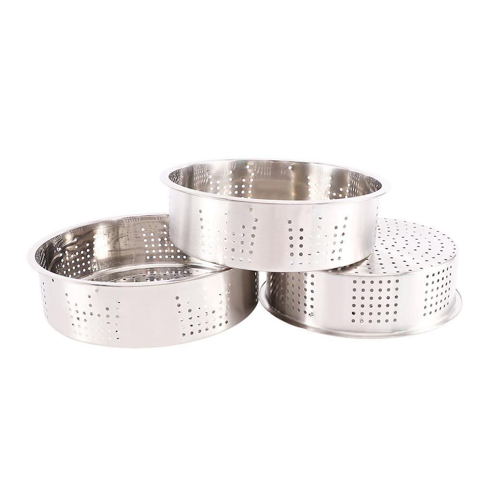 Dimsum Kitchen Tool Basket Compatible with Pot Stainless Steel Cage Cakeware Cooker Steamer