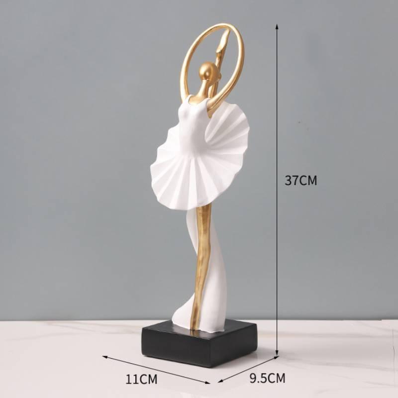 Elegant Dancer Ballet Resin Figurine Home Decor Gift For Colleagues Kids Or