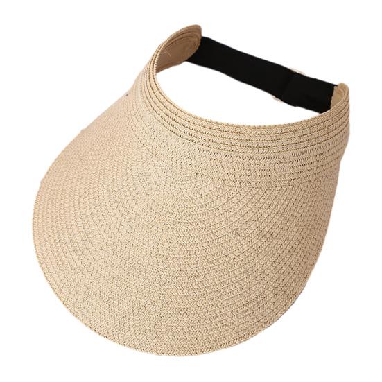 Summer Weave Sun Visor Adjustable Hat Wide Brim UV Protection Breathable
