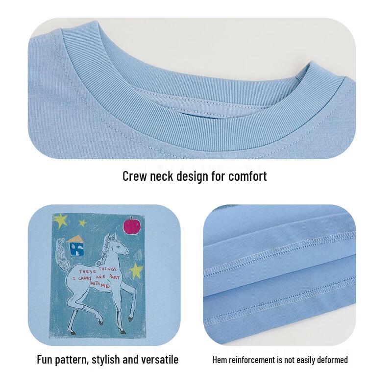 Boy's Summer Cotton Short Sleeve T-Shirt