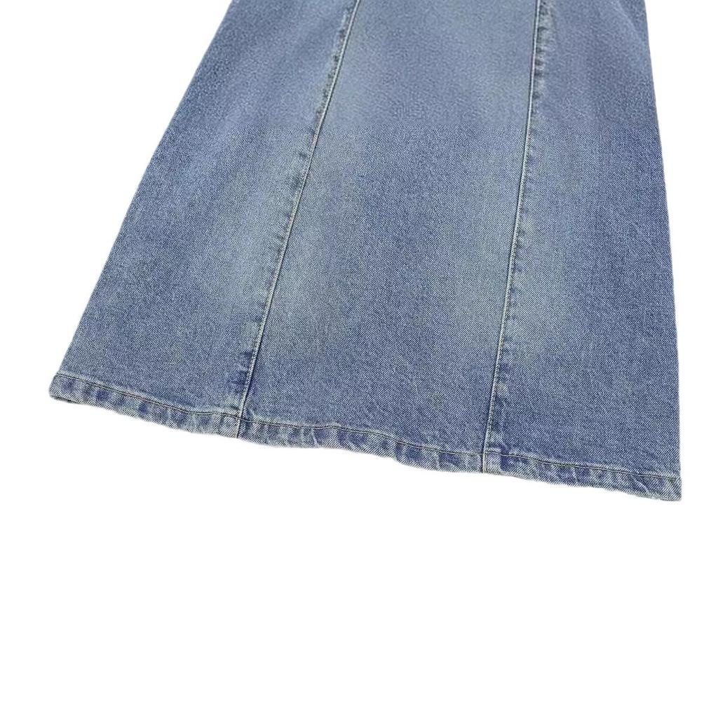Women's Slingback Denim Mini Dress - Trendy Backless Design, Summer - Ready Fashion Halter Denim Skirt