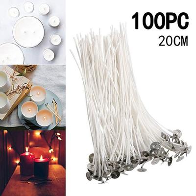 100 κομμάτια A Pack of Diy Aromatherapy Candle Wick Handmade Pure Cotton Wick Supplies Home Supplies DIY Wax Wick Wax Thread