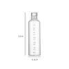 SX Borosilikatglasflasche mit Zeitmarkierungen (2er-Pack)