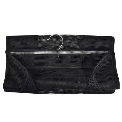 Mesh Laundry Hamper Foldable Hanging Clothes Storage Basket Portable Space Saving Storage Bag Clothes Organizer for Wardrobe