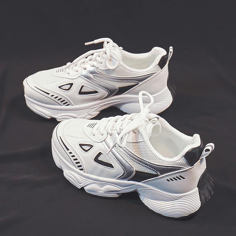 Women's Spring Fashion Breathable Daddy Sneakers - Cute, Ugly Korean-Style Hiking & Casual Shoes Y519