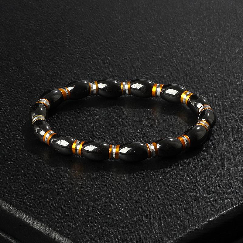 Fashion Wave Hematite Magnetic Bracelet Men Original Beaded Hematite Energy Bracelets for Women Positive Energy Jewelry Pulsera