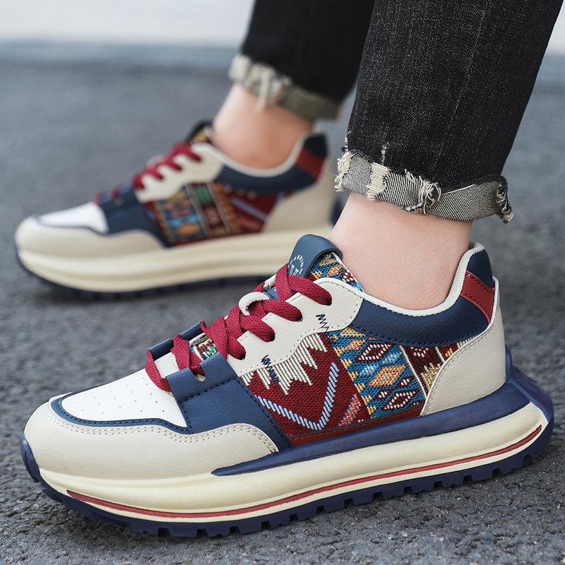 

Men s shoes 2025 spring new fashion trend retro style men s sports shoes versatile soft sole casual trend 39