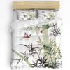 Animal Bird Flowers Leaves Branch Plant 3pcs Bedding Set For Bedroom Double Bed Home Textile Duvet Cover Quilt Cover Pillowcase