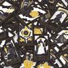 Mystic Noir Elegant Black & Gold Tarot Deck 10*6cm, Full 78-Card Set in Metal Tin, Travel-Size Deck for Wisdom and Guidance