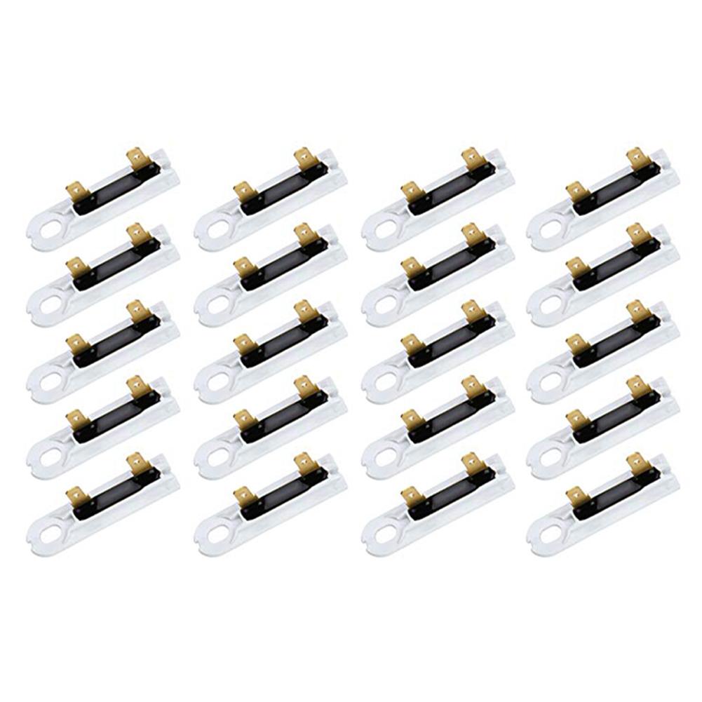 12/20 Pcs Thermal Fuse Compatibility 3388651 And WP3392519 Dryer Thermal Fuse Thermal Protection Replacement Accessories