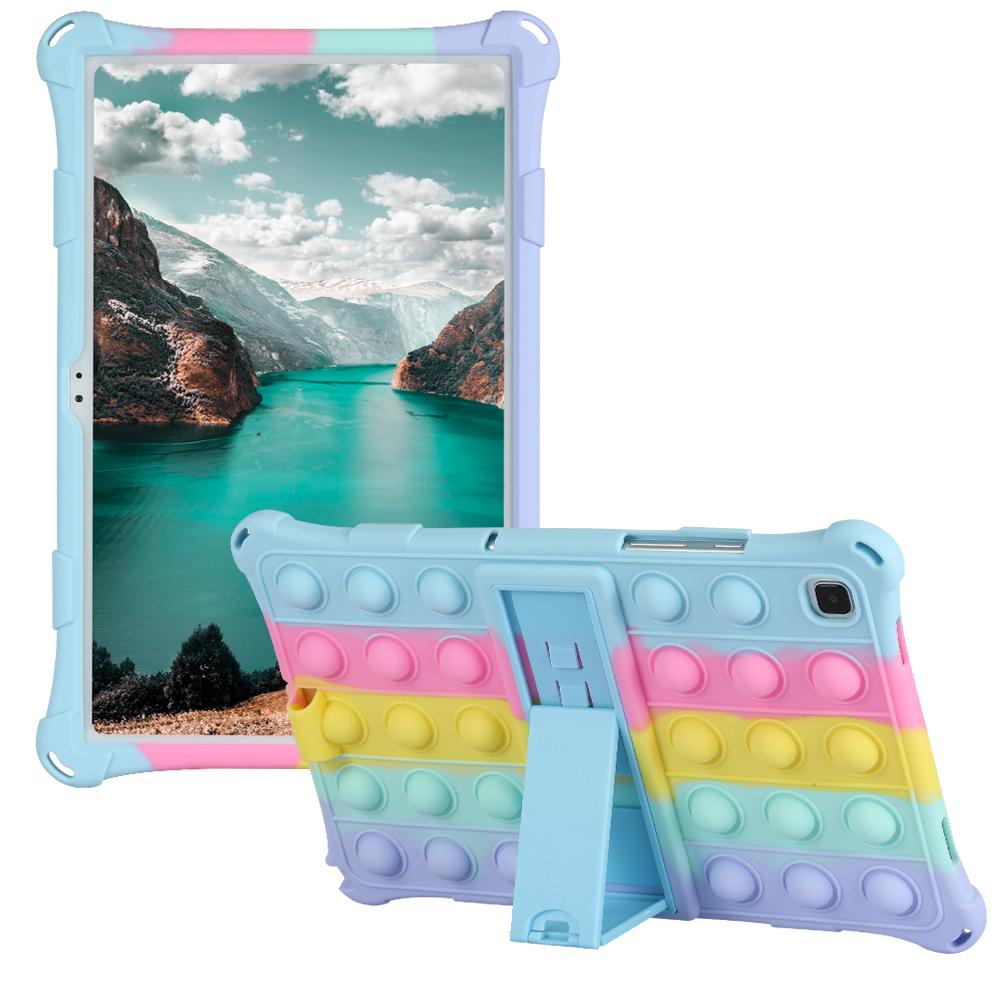 Fodral För Samsung Galaxy Tab A7 10,4 tum T500 T505 Stativ Mjukt Silikon Surfplattefodral Coque