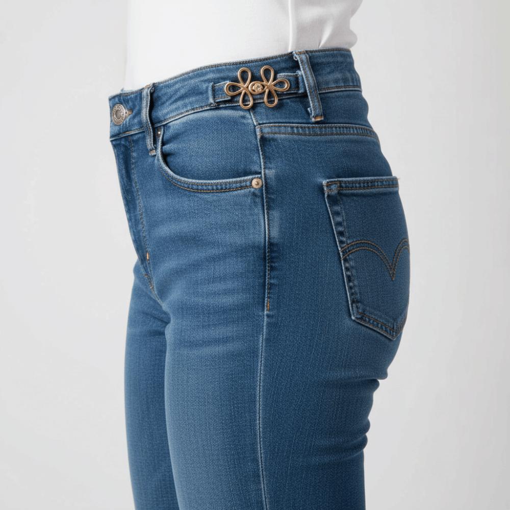 Metal Jeans Buttons Tighteners Adjustable Waist Button Fastener Adjustable Metal Buttons  Pants