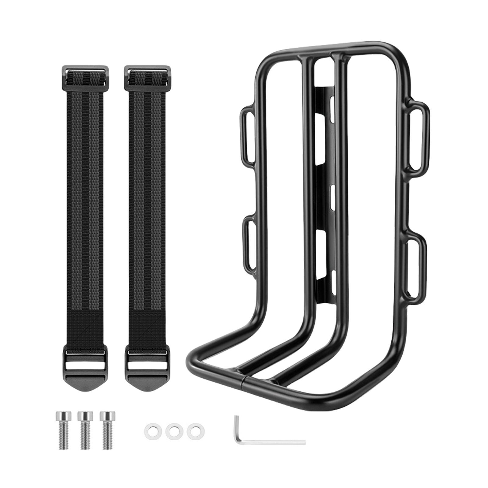 

Bicycles Front Fork Shelf Replacement Bike Front Rack Carriers Aluminum Alloy Luggage Carriers Racks Enduring 1 чёрный