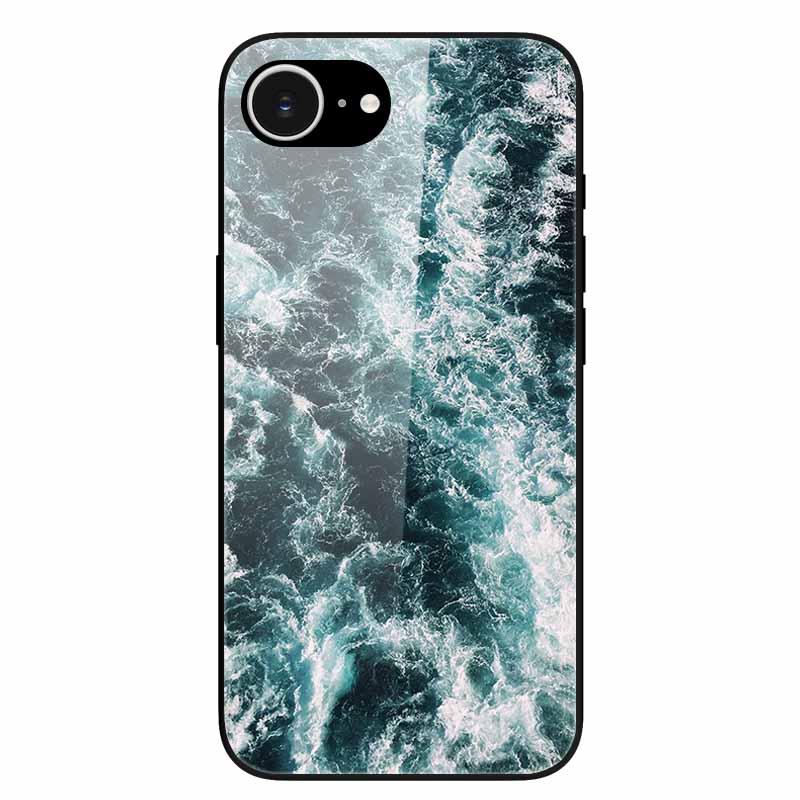 Tempered Glass Phone Cases For iPhone 16e 2025 Case Silicon Bumper Hard PC Back Cover Shell for iPhone SE (2025) / for iPhone16e