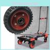 Flat Cart Rubber Universal Wheel Silent Swivel Casters Tools Durable Equipment