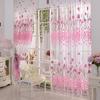 Tulip Printed Nordic Curtains Fashion Door Window Curtain Practical Elegant Beautiful Romantic Durable for Living Dining Room