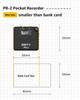 DEITY Stereo Pocket Recorder with Lavalier Microphone Supports 24 Bit Float Recording Live Monitoring Possible With Time Code Function App Control