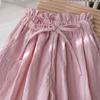 Girls' Summer Casual Pants Korean Loose Lace Wide Leg Pants Breathable Straight Leg Pants