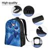 Mega Man Cartoon Backpack  Streetwear Backpacks Youth Cycling Lightweight High School Bags Designer Rucksack