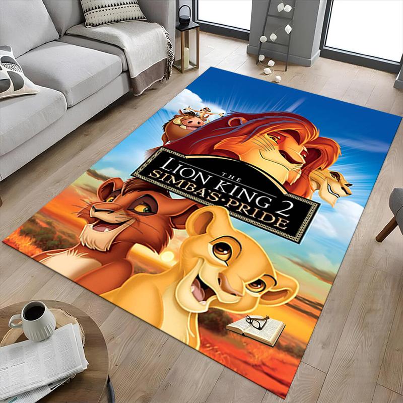 1pc Lion King 2 Simba's Pride Carpet Office Rug Mat Home Decor Area Carpet Festival Gift Office desk chair carpet Longlasting Material1107L