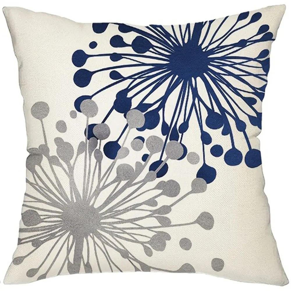 

Скандинавский стиль Абстрактный цветочный декоративный узор Домашний декор Наволочка для подушки Гостиная Диван Полиэстер Чехол для подушки с молнией 66x66cm