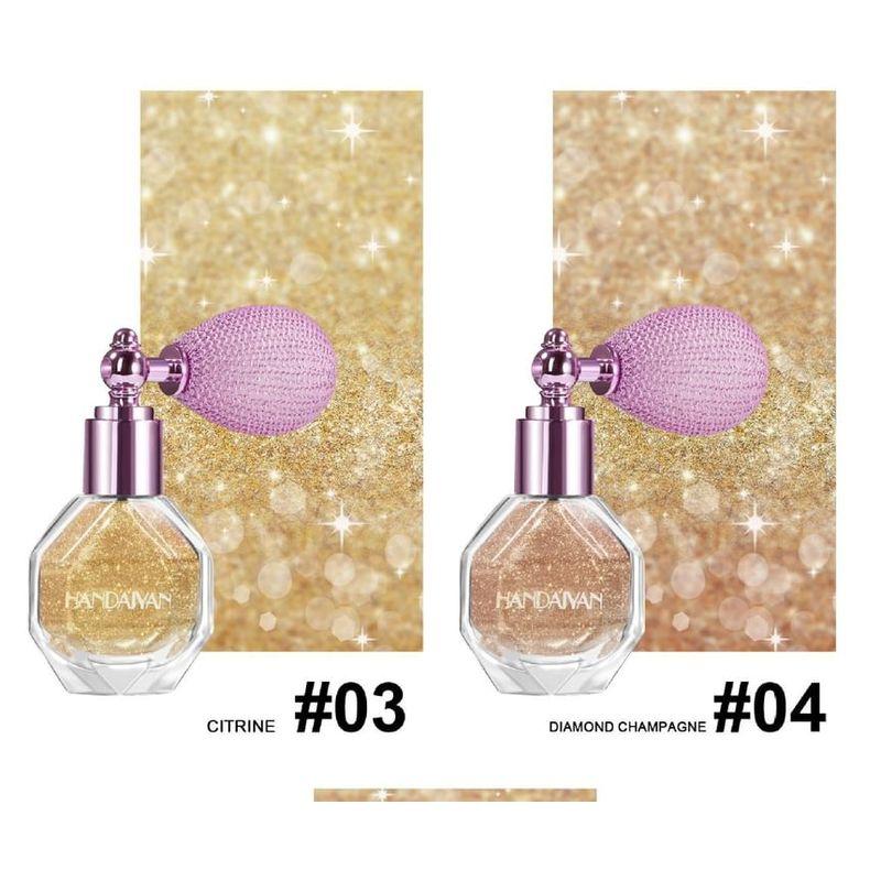 HANDAIYAN - Spray Illuminante Corpo Glitterato - 5 Colori