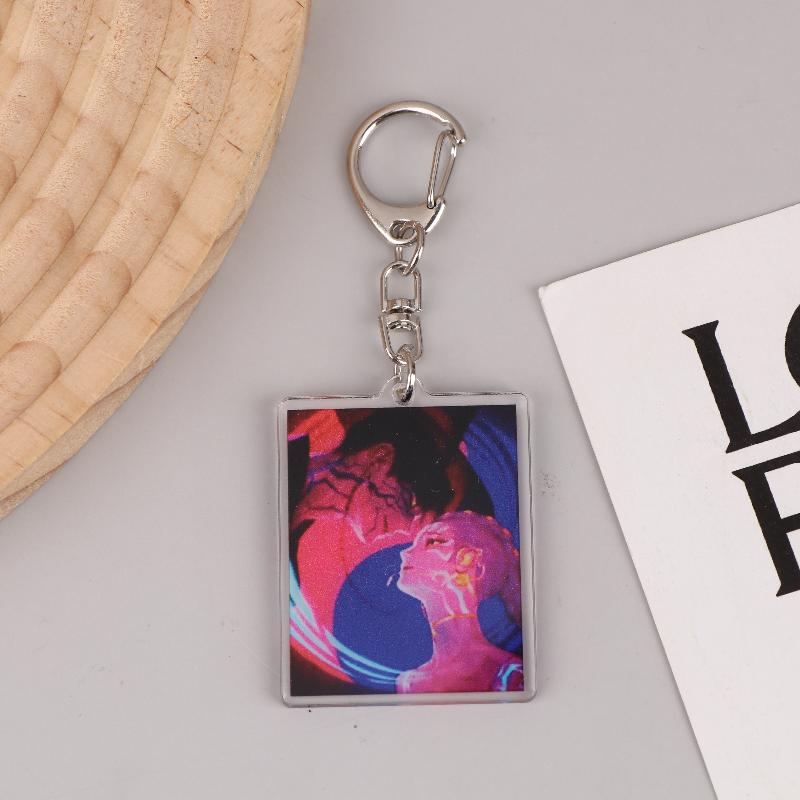 Kpop Demon Hunters Huntrix Saja Boys Keychains For Accessories Jewelry Rumi Zoey Jinu Mira Sold My Soul Keyrings Fans Gifts