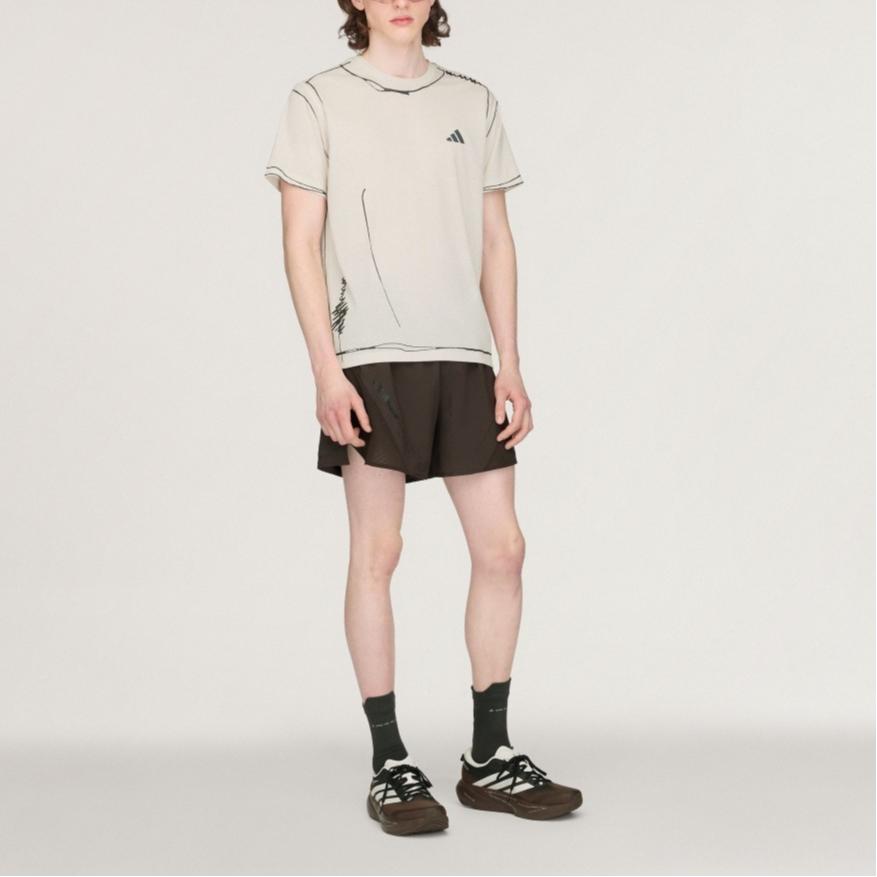 adidas SFTM Lockeres Logo Rundhals Kurzarm Lauf T-Shirt Unisex Tops KQ7840