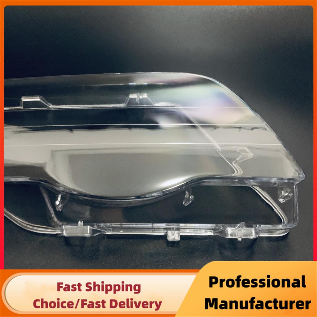 Für BMW E46 4-Türer 3er-Serie 1998-2001 1 Paar Scheinwerferlinsenabdeckung Autoscheinwerfer Helle Abdeckungen Klare Lampenschale