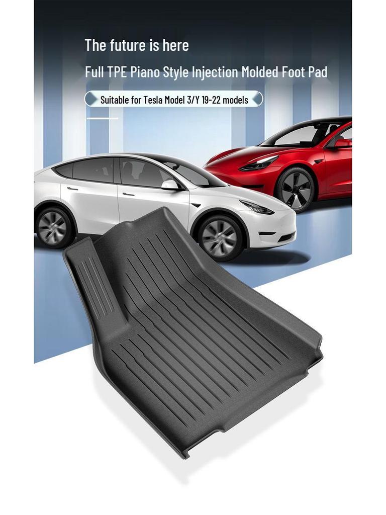 Tesla Model 3/Y Full Protection TPE Car Mat for Left & Right Steering