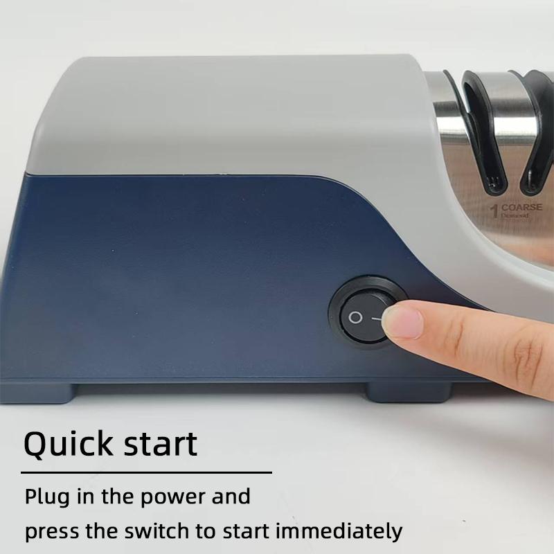 Kitchen Electric Knife Sharpener Multifunctional Automatic Professional 3 Gears Electric Knife Sharpener Kitchen Accessories