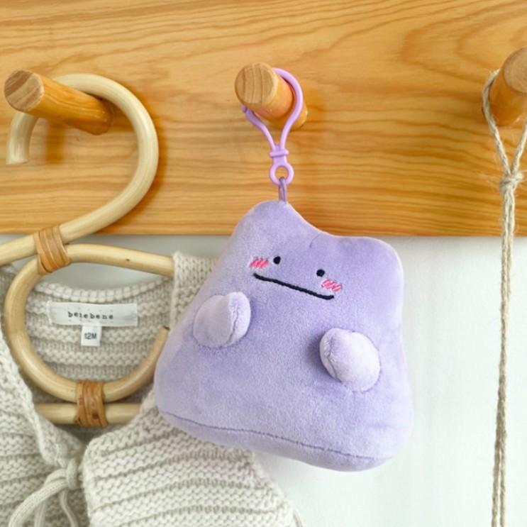 Pokemon Metamon Plush Toy 10/30cm, Purple, Non-slip Bath Mat, Official Merchandise