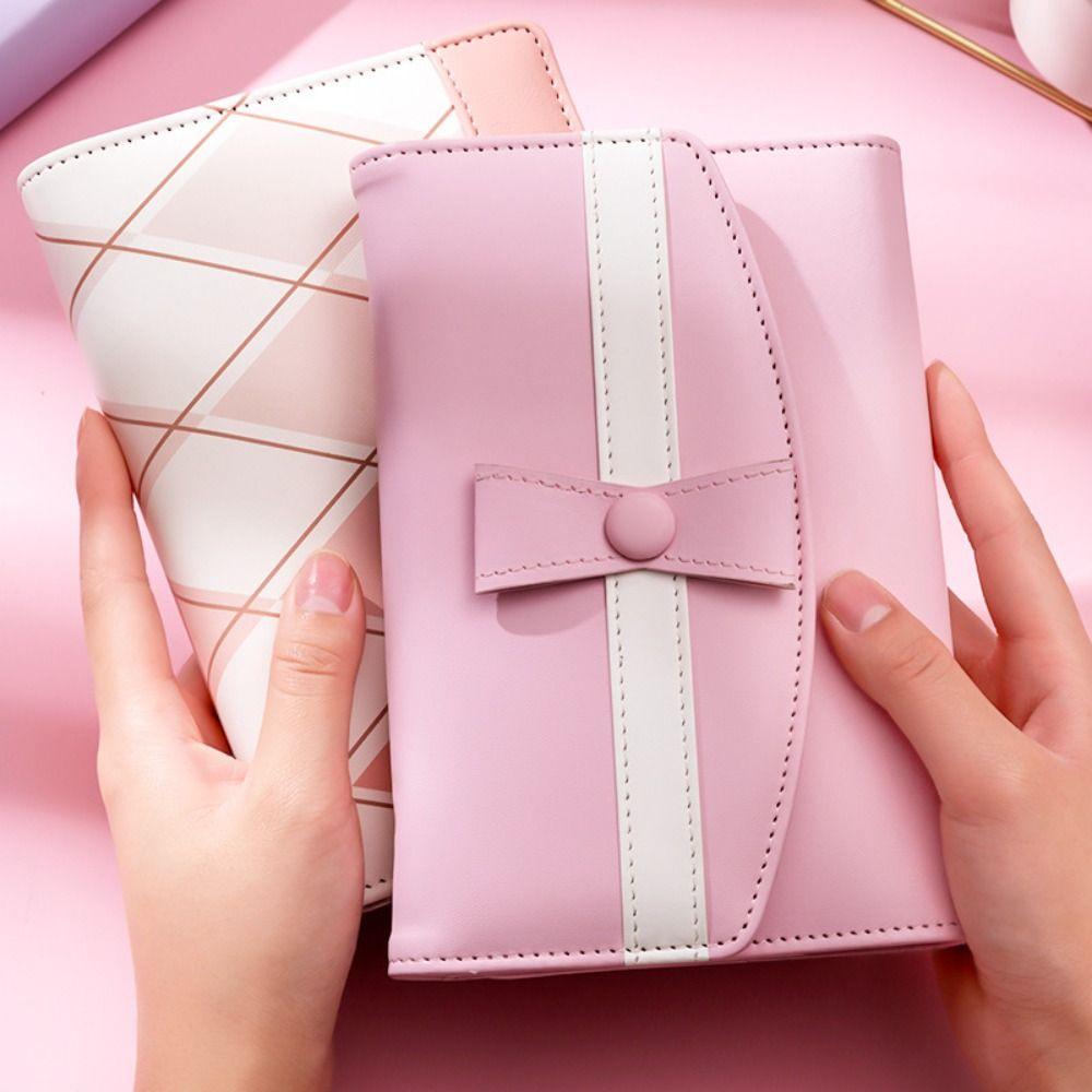 PU Leather A6 Budget Binders Set A6 Envelope Planner Envelope Challenge Notebook Event Notepad