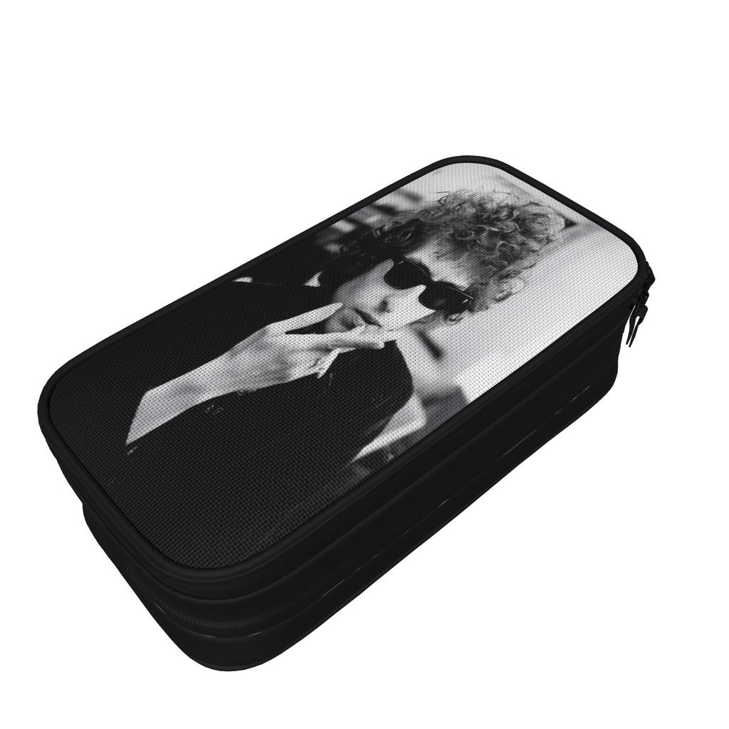 Bob Dylan Singer Accessories Pencil Case Large-capacity Office Accessories Pencilcase Amazing Gift
