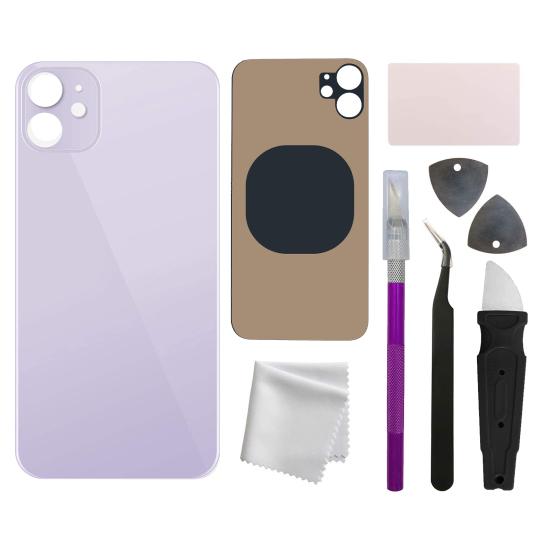 Professional Replacement Back Glass Housing Rear Battery Cover with Pre-installed Adhesive Repair